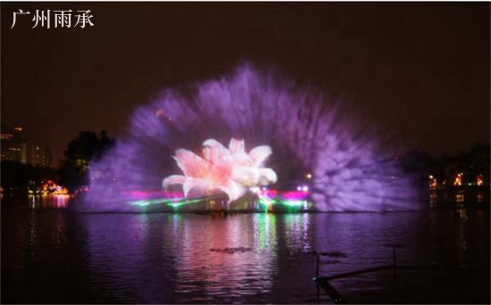 懷化靖州飛山公園噴泉水